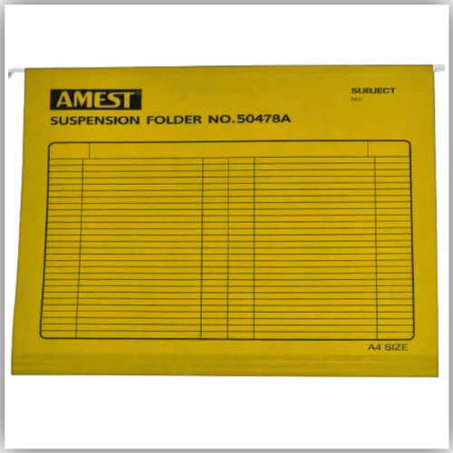 Amest Suspension Files FS, 50/Box Yellow