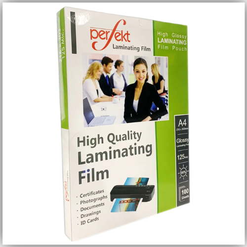 PERFEKT LAMINATING FILM 125m A4 -100PCS