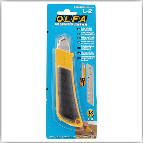Olfa L-2 All-Purpose Heavy Duty Knife Cutter -18mm