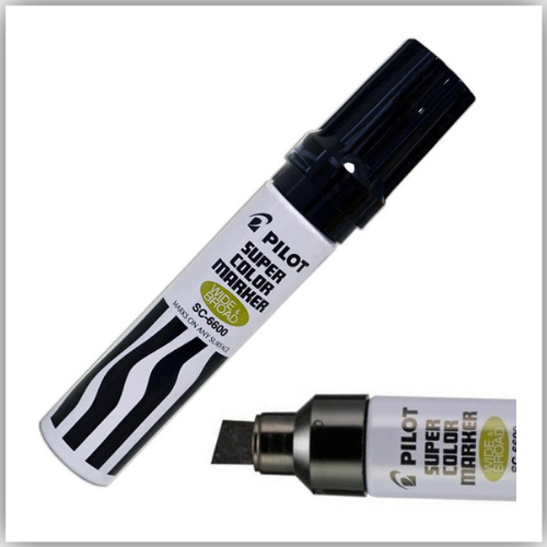 Pilot Pen 43100 Jumbo Permanent Marker - Black (SC6600-BLK)