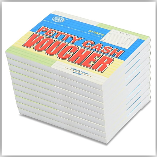 Petty Cash Voucher English 80 sheets ( FIS FSCLP80A6 ) - A6