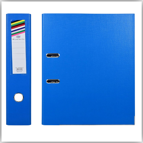 Box File FIS® PP,  8cm Spine Size,  PP Germany - Box of 24 Pieces, - Blue