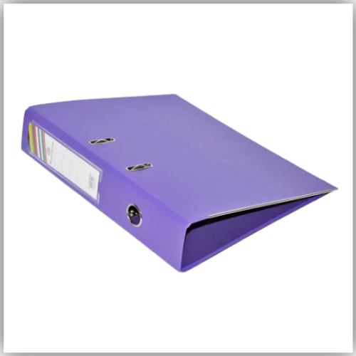Box File Violet Color FIS® PP,  8cm Spine Size,  PP Germany