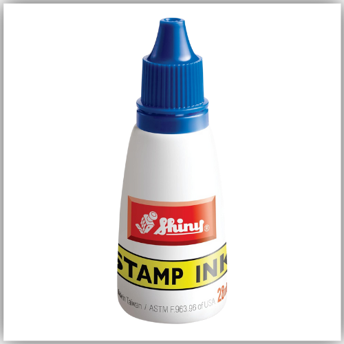 Shiny Refill Ink for Rubber Stamps - Blue