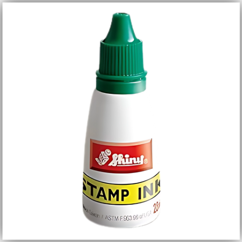 Shiny Refill Ink for Rubber Stamps - Green