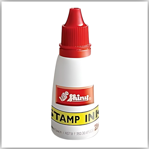 Shiny Refill Ink for Rubber Stamps - Red