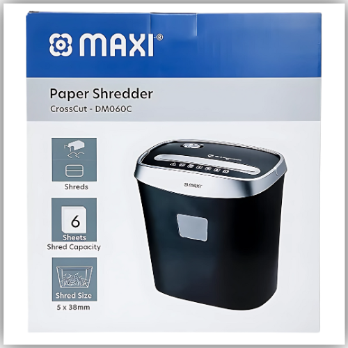 MAXI CROSS CUT SHREDDER 060C 6 SHEETS