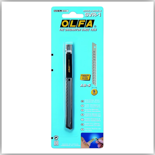 Olfa Stainless Steel (SVR-1) Slide-Lock Utility Knife