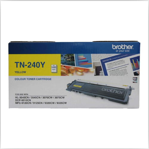 Brother TN-240 Yellow Toner Cartridge (TN-240Y)