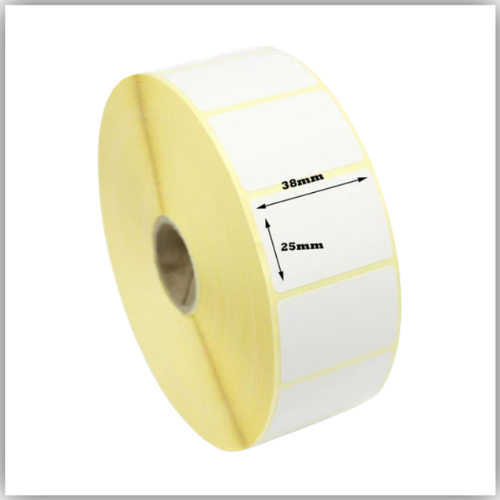 Direct Thermal Transfer 38mm x 25mm, 1000labels-roll