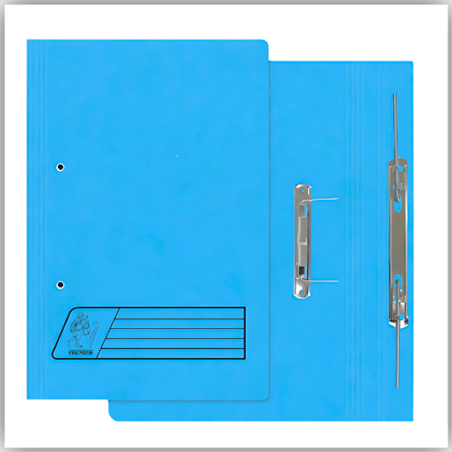 Premier Spring Transfer File, 50/pack Blue
