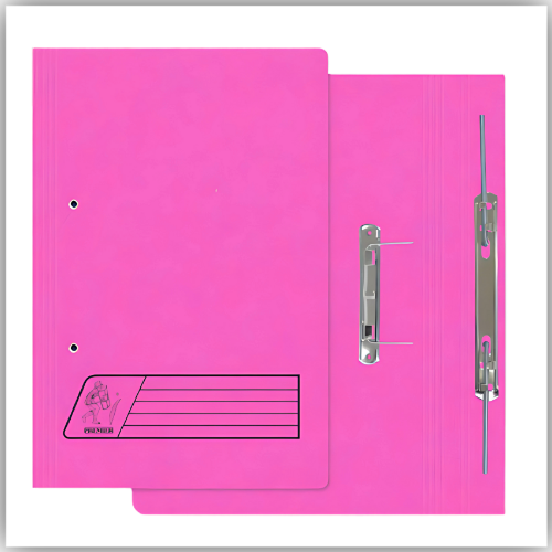 Premier Spring Transfer File, 50/pack Pink