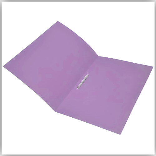 Premier Square Cut Folder with Fastener FS, Purple