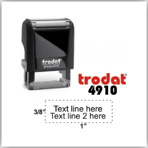 Customized Stamp - Blue