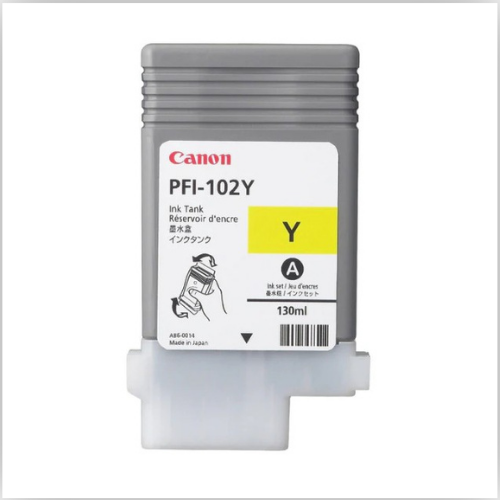 Canon PFI-102 Yellow Original Ink Cartridge (PFI-102Y)