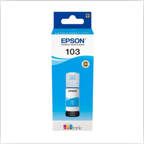 Epson 103 EcoTank Ink Bottle - 65ml, Cyan