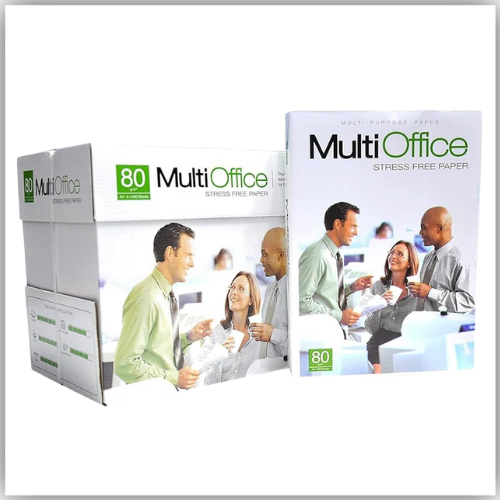 A4 Paper MULTIOFFICE Copier 80gsm – Box of 5 Reams - Made in Brazil