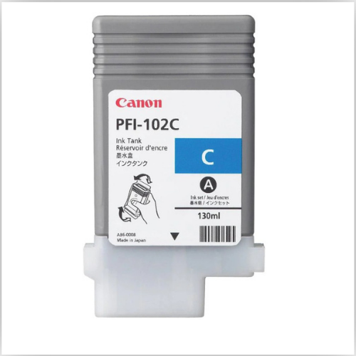 Canon PFI-102 Cyan Original Ink Cartridge (PFI-102C)