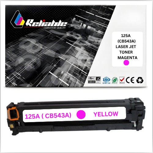 125A (CB543A) Magenta LaserJet Toner Cartridge Compatible