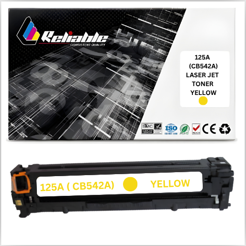 125A (CB542A) Yellow LaserJet Toner Cartridge Compatible