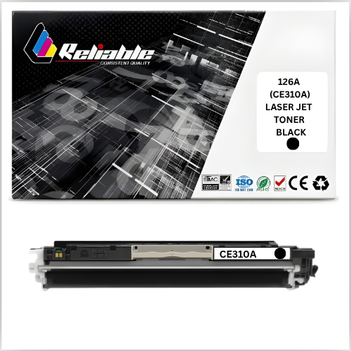 126A (Ce310A) Black LaserJet Toner Cartridge Compatible