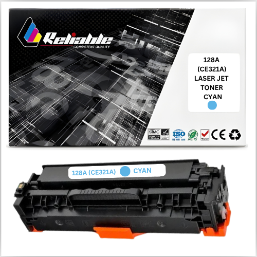 128A (Ce321A) Cyan LaserJet Toner Cartridge Compatible