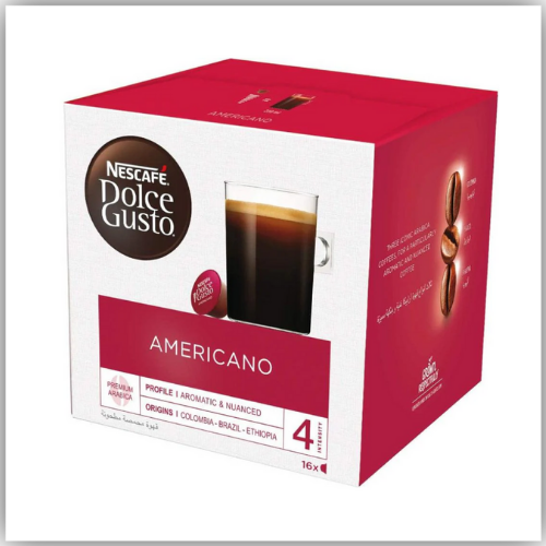 Nescafe Dolce Gusto Cafe Americano Coffee 16 Capsules
