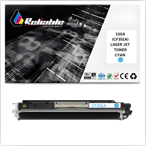 130A (Cf351A) Cyan LaserJet Toner Cartridge Compatible