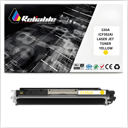 130A (Cf352A) Yellow LaserJet Toner Cartridge Compatible