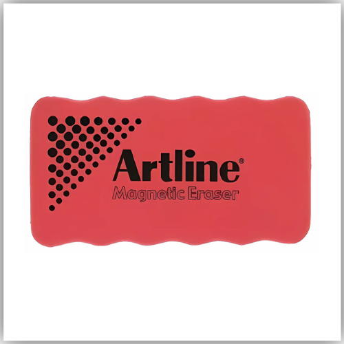 Artline Magnetic Whiteboard Eraser Red [ARDFERT-MMRE]
