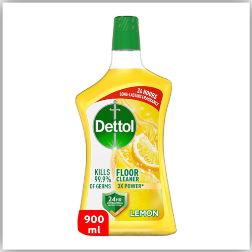 Dettol 3X Antibacterial Power Floor Cleaner Lemon 900ml