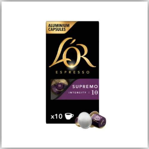 LOR Espresso Supremo Intensity 10, Coffee Capsules 10pcs/pack
