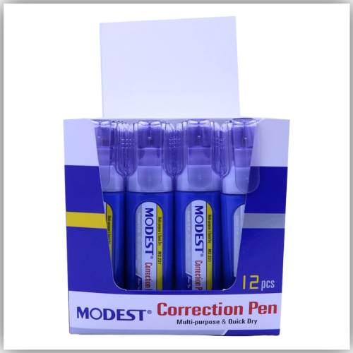 Modest Correction Pen Pack of 12 Pieces