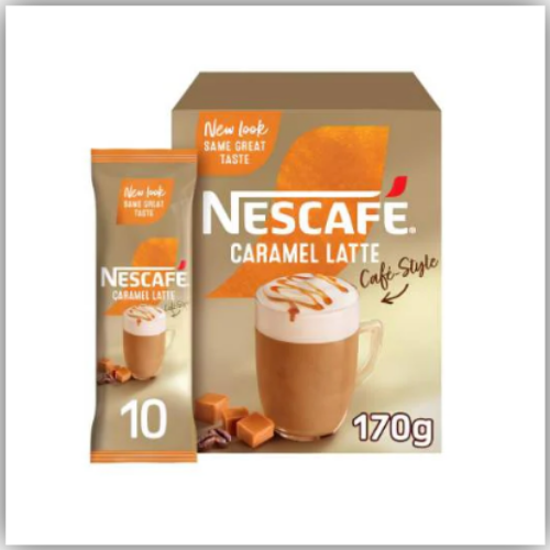 Nescafe Caramel Latte Coffee Mix 10 x 17gm