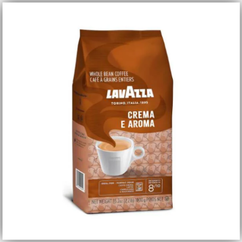 Lavazza Crema E Aroma Coffee Beans, 8/10, Italy - 1KG