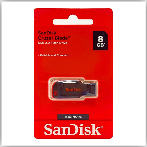 SanDisk Cruzer Blade USB Flash Drive -8GB
