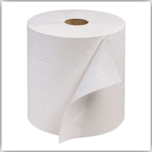 Maxi White Tissue Roll 20cm x 135m 2PLY
