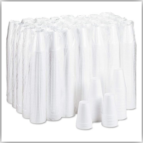 Foam Cups  White for Coffee and Tea, 6oz, 1000cups/Ctn