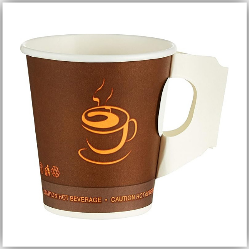Paper Cup 6oz with Handle 50pcs-pack