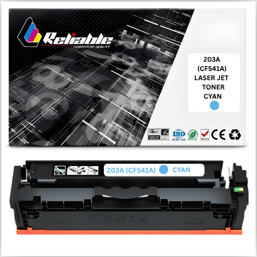 203A (CF541A) Cyan LaserJet Toner Cartridge Compatible