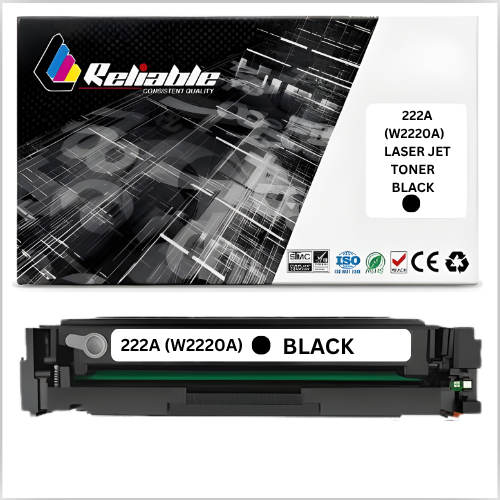 222A (W2220A) Black LaserJet Toner Cartridge Compatible