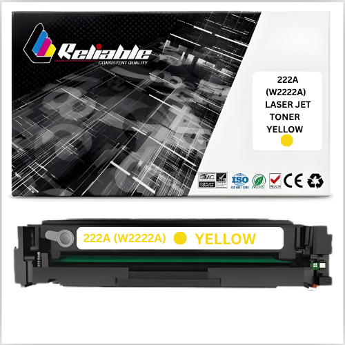 222A (W2222A) Yellow LaserJet Toner Cartridge Compatible