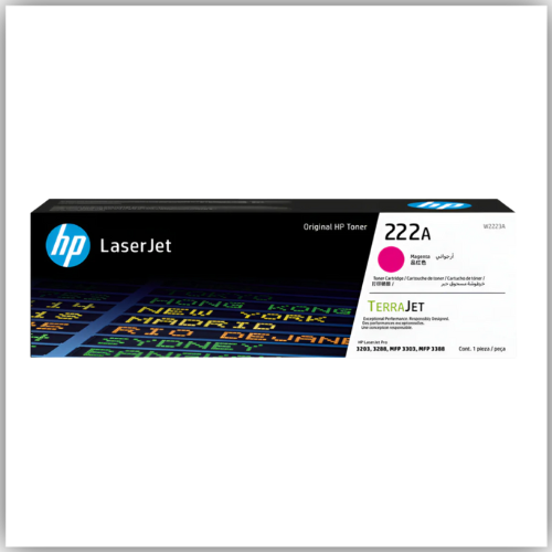 HP 222A Magenta Original LaserJet Toner Cartridge (W2223A)
