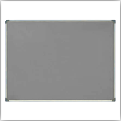 Felt Board, 90 x 120 cm, Gray