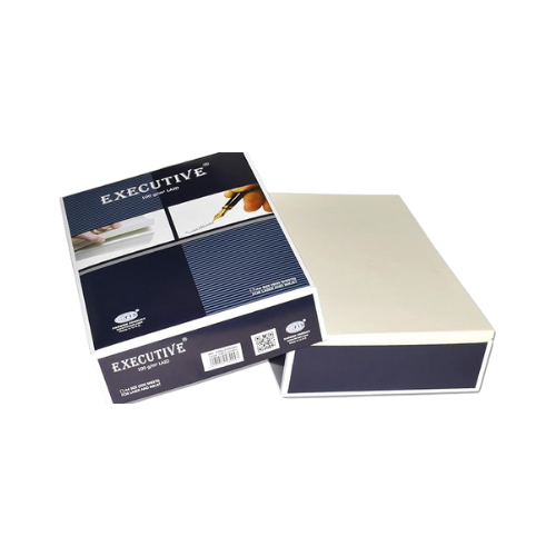 FIS 500-Sheets A4 Executive Laid Paper 100gsm, Camille White - FSPALD100CWH