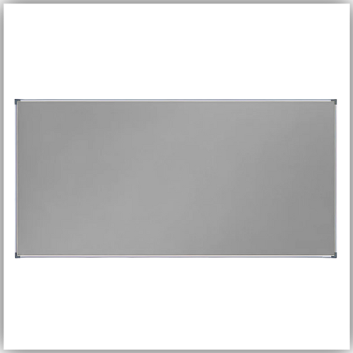 Felt Board, 90 x 150 cm, Gray