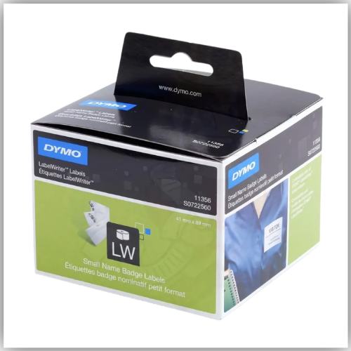 Dymo (11356) Name Badge Labels 89 x 41mm, [300 Labels/Roll]