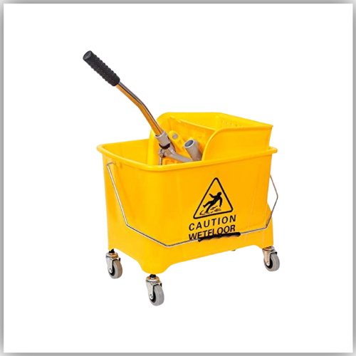 Heavy Duty Plastic Mop Bucket/Wringer 30 Liters