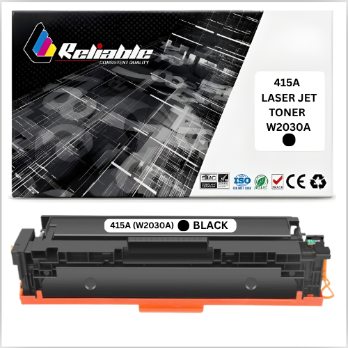 415A (W2030A) Black LaserJet Toner Cartridge Compatible