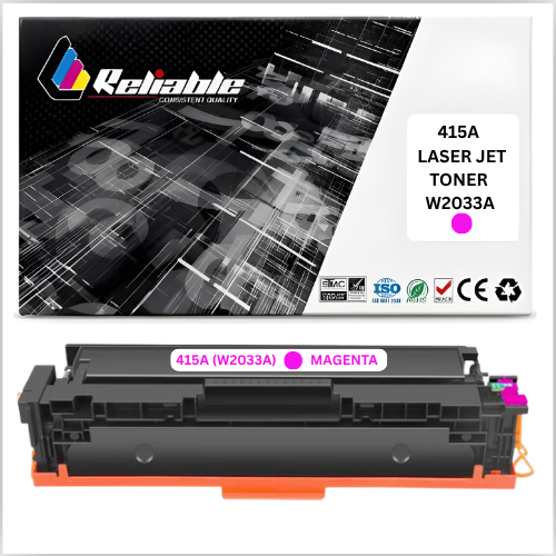 415A (W2033A) Magenta LaserJet Toner Cartridge Compatible